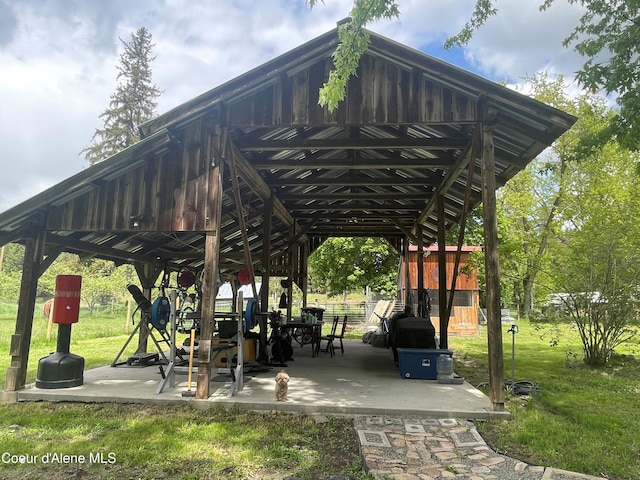 84 Highland Flats Rd, Naples, ID 83847 - view of community with a yard and a gazebo