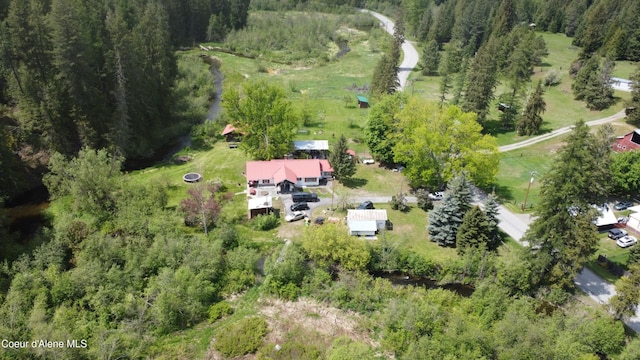 84 Highland Flats Rd, Naples, ID 83847 - aerial overview of property's location featuring a forest