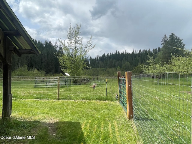 84 Highland Flats Rd, Naples, ID 83847 - view of yard with a forest view and a view of rural / pastoral area