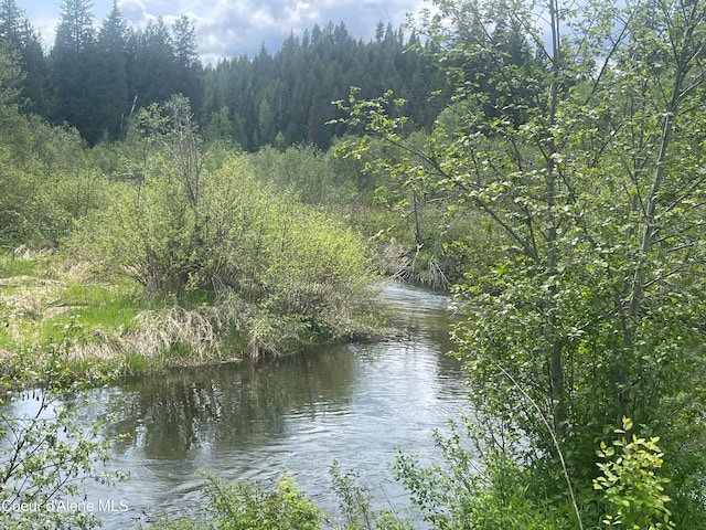 84 Highland Flats Rd, Naples, ID 83847 - water view featuring a heavily wooded area