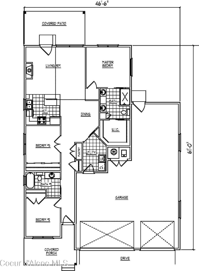 2941 N Wrenley Ln, Post Falls, ID 83854 - floor plan / room layout