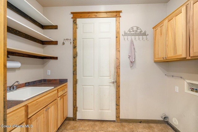 15360 N Nixon Loop, Rathdrum, ID 83858 - laundry room with hookup for a washing machine, cabinet space, and baseboards