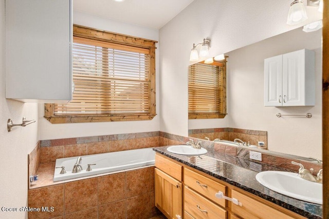 15360 N Nixon Loop, Rathdrum, ID 83858 - bathroom with double vanity and a garden tub