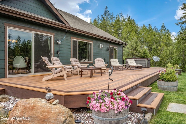 29264 N Ramsey Rd, Athol, ID 83801 - view of wooden terrace