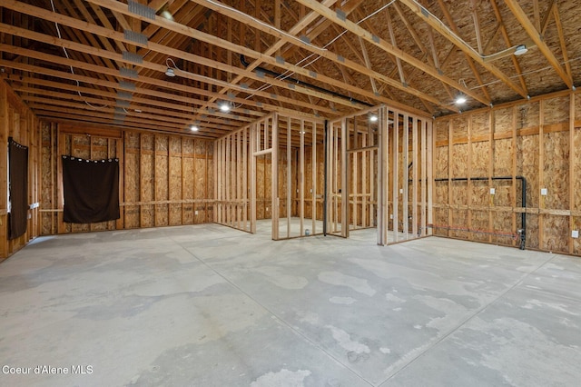 29264 N Ramsey Rd, Athol, ID 83801 - miscellaneous room featuring concrete flooring