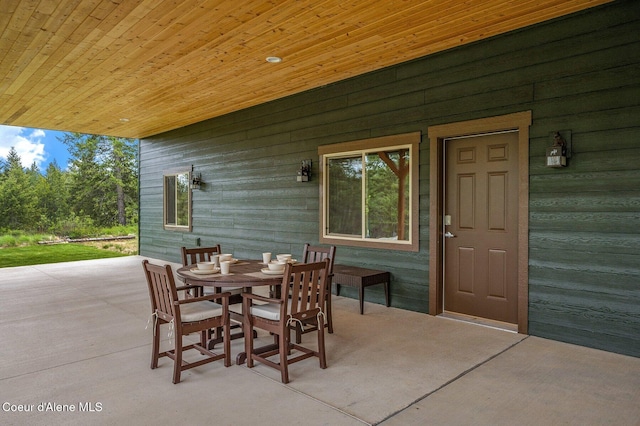 29264 N Ramsey Rd, Athol, ID 83801 - view of patio / terrace featuring outdoor dining area