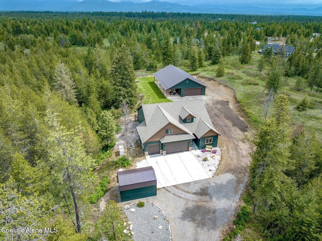 29264 N Ramsey Rd, Athol, ID 83801 - view from above of property featuring a forest