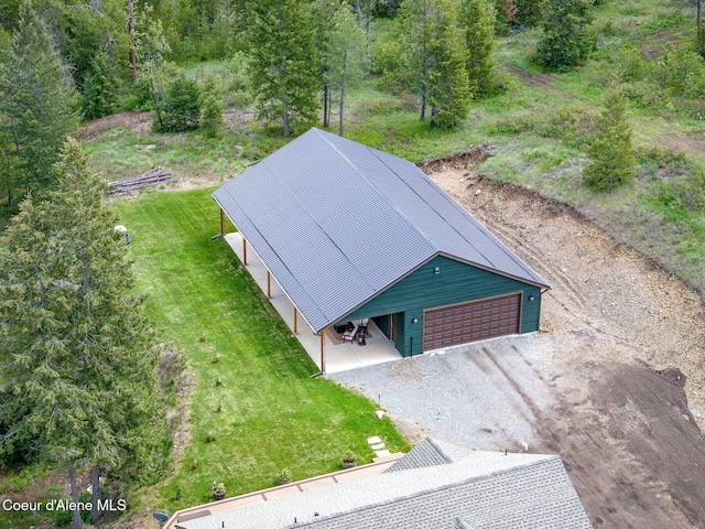 29264 N Ramsey Rd, Athol, ID 83801 - aerial view of property and surrounding area