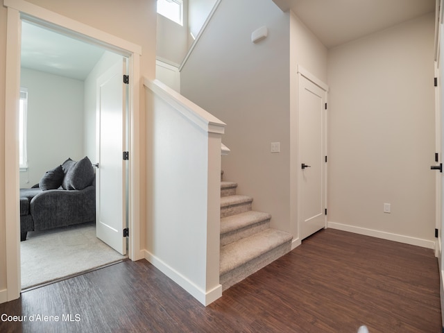 898 E Railroad Ave, Post Falls, ID 83854 - stairs with wood finished floors and baseboards