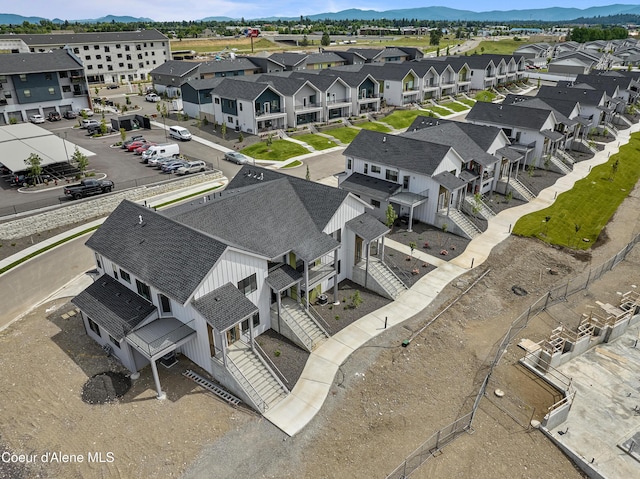 898 E Railroad Ave, Post Falls, ID 83854 - aerial perspective of suburban area with mountains