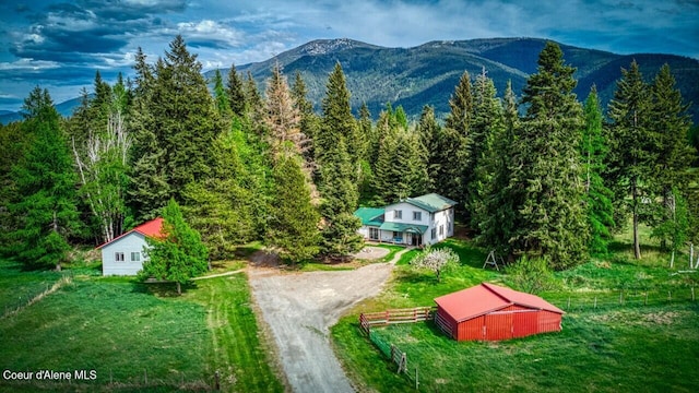 348 Kootenai Trail Rd, Naples, ID 83847 - view of mountain backdrop featuring a forest