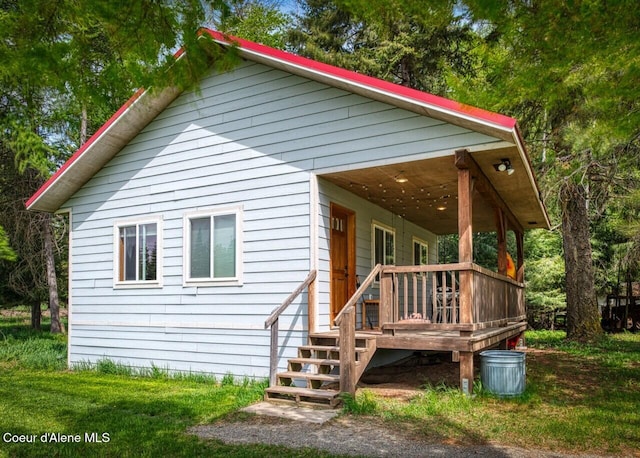 348 Kootenai Trail Rd, Naples, ID 83847 - view of rear view of property