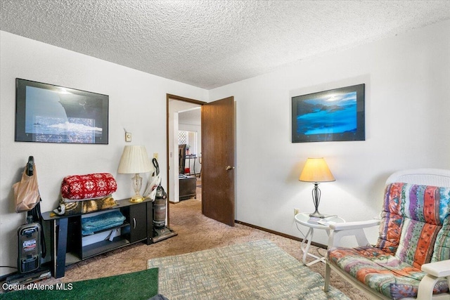 2707-2709 N 10th St, Coeur Dalene, ID 83815 - sitting room with carpet floors and a textured ceiling