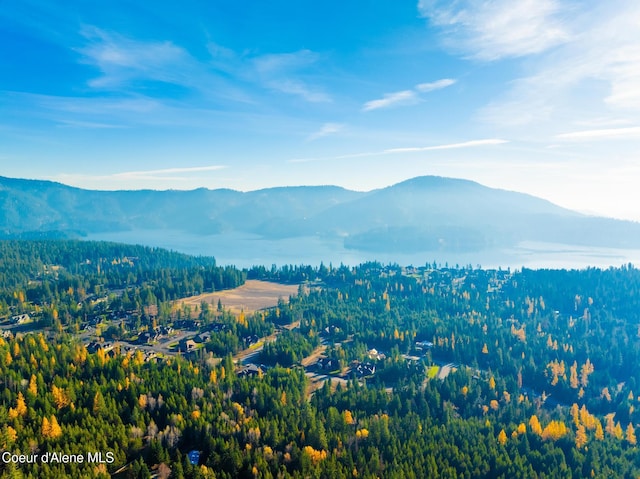 L2B5 E Winray Dr, Hayden, ID 83835 - view of mountain backdrop with a heavily wooded area