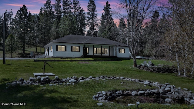 320 S River St, Rockford, WA 99030 - view of front of property featuring a lawn