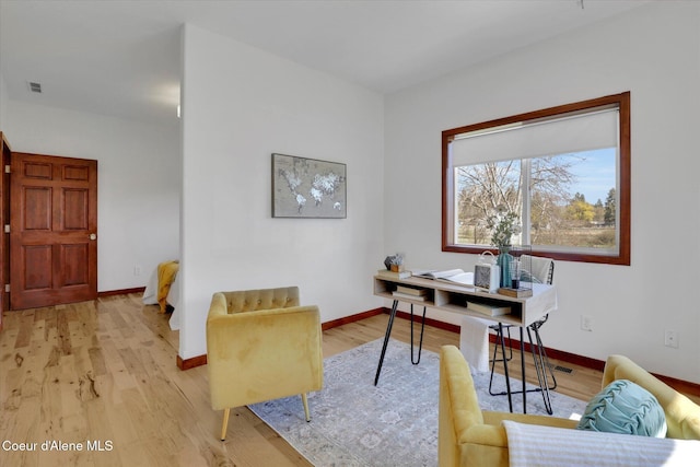 320 S River St, Rockford, WA 99030 - office featuring light wood-style flooring and baseboards