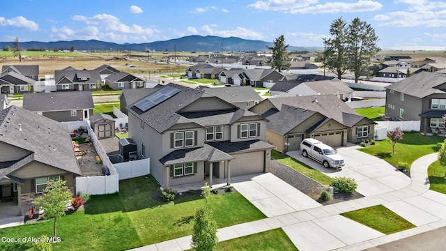 6314 Irish Dr, Rathdrum, ID 83858 - aerial view of residential area with a mountain backdrop