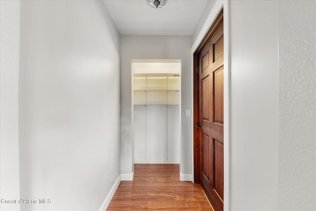 342 Summit Blvd, Priest River, ID 83856 - hall with wood finished floors and baseboards