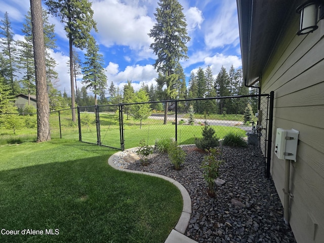 12552 N Walden Loop, Rathdrum, ID 83858 - view of yard featuring a gate