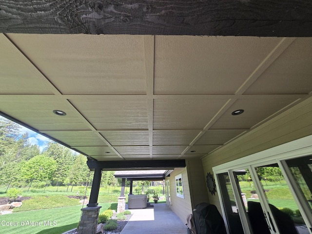 12552 N Walden Loop, Rathdrum, ID 83858 - view of patio featuring a grill and central AC unit