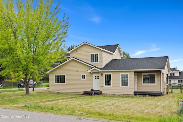 410 Humbird St, Kootenai, ID 83840 - rear view of property featuring roof with shingles