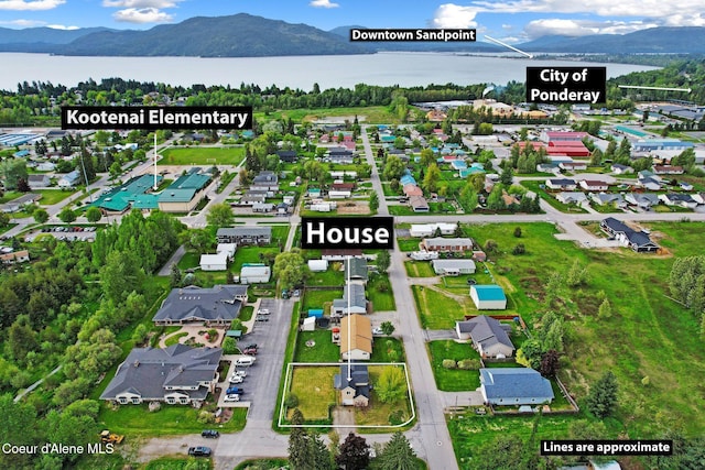 410 Humbird St, Kootenai, ID 83840 - view of property location with a water and mountain view