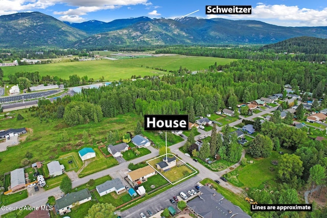 410 Humbird St, Kootenai, ID 83840 - view of property location with a mountainous background
