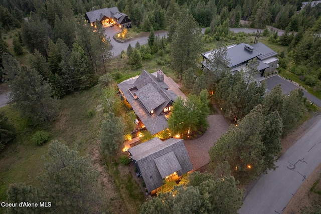 7783 S Buckrail Rd, Harrison, ID 83833 - view of property location with a forest