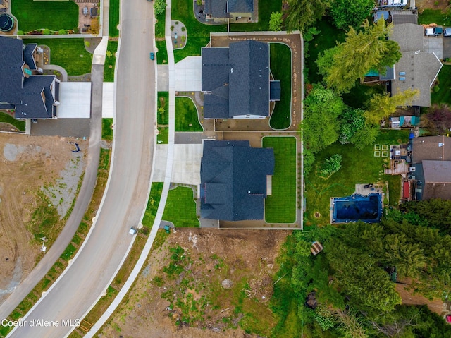 11947 N Rocking R Rd, Hayden, ID 83835 - aerial overview of property's location with nearby suburban area