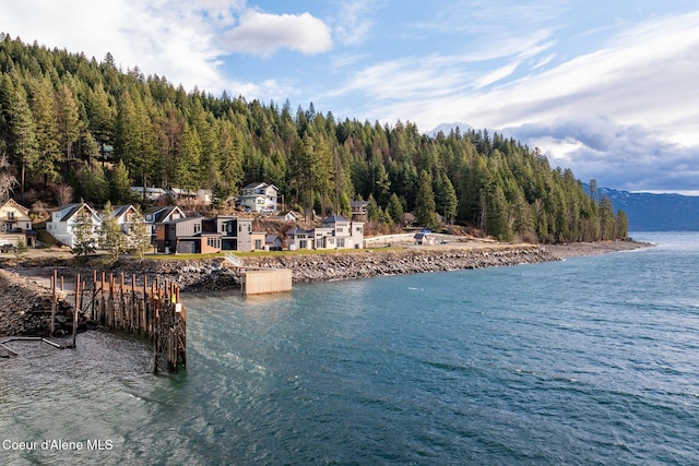 1808 Garfield Bay Rd, Sagle, ID 83860 - water view featuring a dock