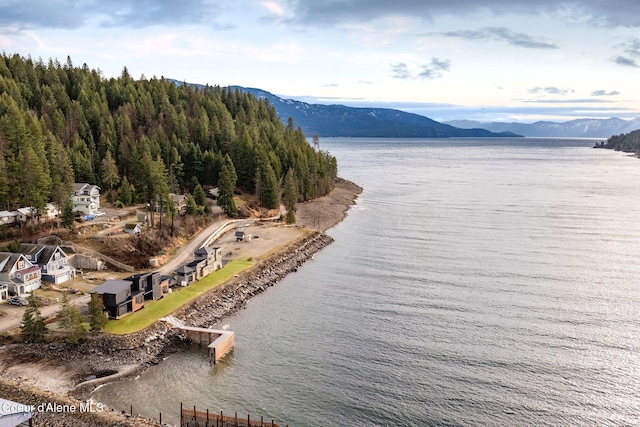 1808 Garfield Bay Rd, Sagle, ID 83860 - water view with a mountainous background