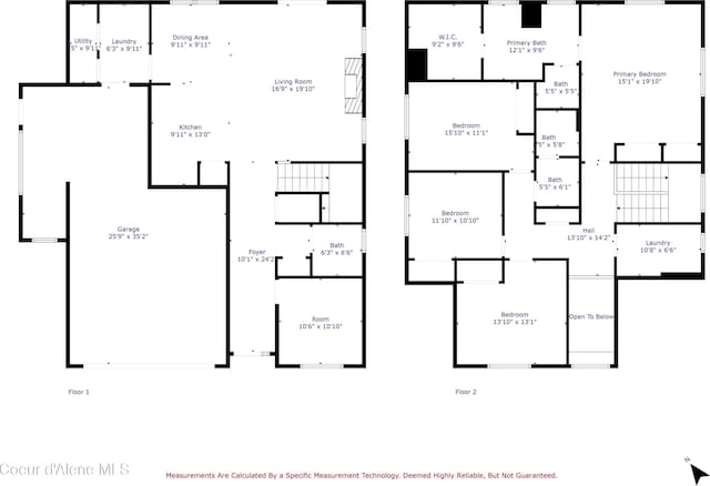 6568 N Downing Ln, Coeur Dalene, ID 83815 - floor plan / room layout
