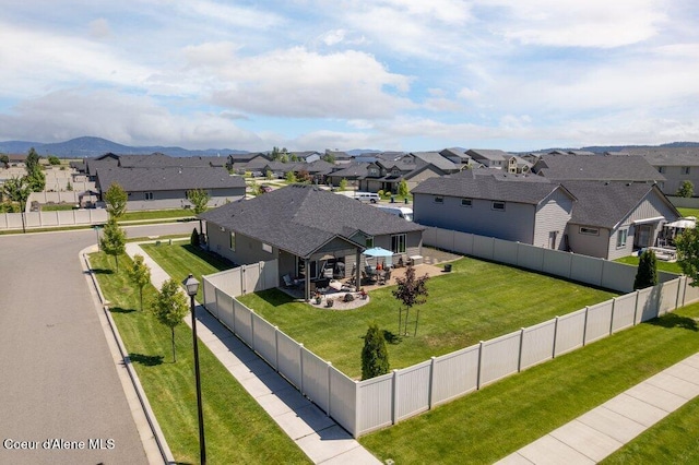 4615 N Connery Loop, Post Falls, ID 83854 - aerial perspective of suburban area with mountains