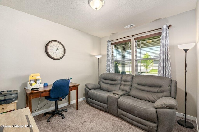 4615 N Connery Loop, Post Falls, ID 83854 - office space with carpet flooring, a textured ceiling, and baseboards