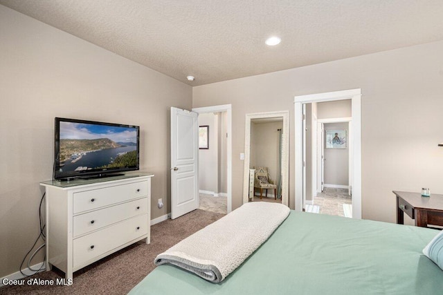 4615 N Connery Loop, Post Falls, ID 83854 - carpeted bedroom with baseboards, recessed lighting, and a textured ceiling
