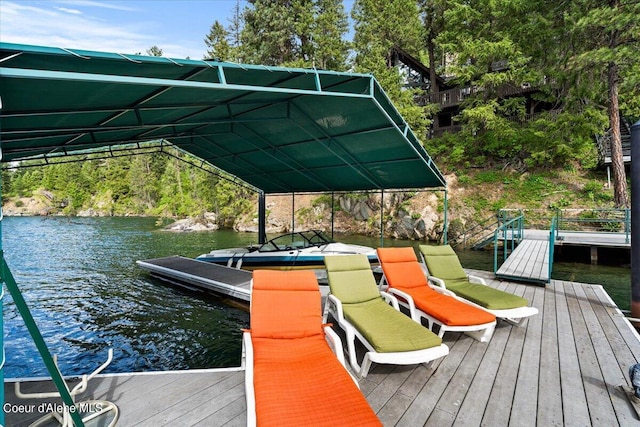 7373 E Hayden Haven Rd, Hayden, ID 83835 - dock area with a water view