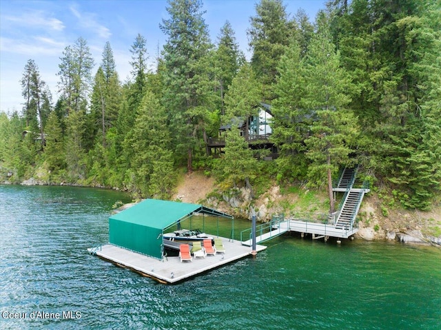 7373 E Hayden Haven Rd, Hayden, ID 83835 - dock area with a water view