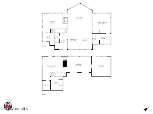 7373 E Hayden Haven Rd, Hayden, ID 83835 - room layout