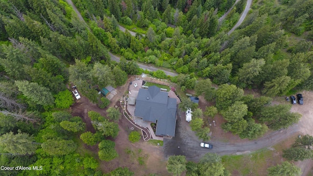 995 S Saddleback Dr, Coeur Dalene, ID 83814 - aerial view of property and surrounding area
