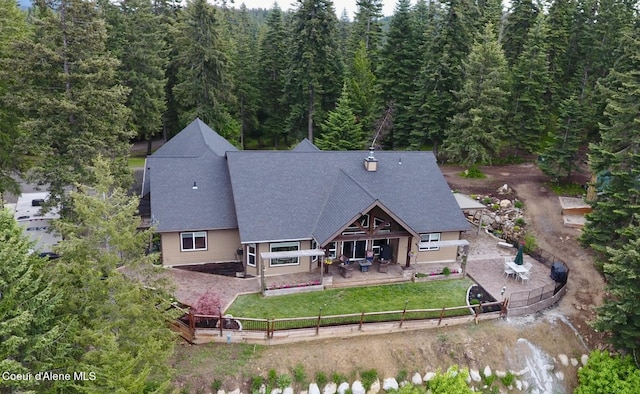995 S Saddleback Dr, Coeur Dalene, ID 83814 - view of subject property featuring a heavily wooded area