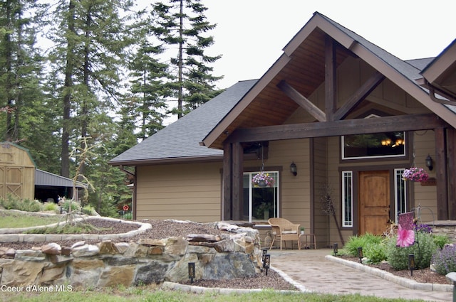 995 S Saddleback Dr, Coeur Dalene, ID 83814 - view of front of property with a shingled roof