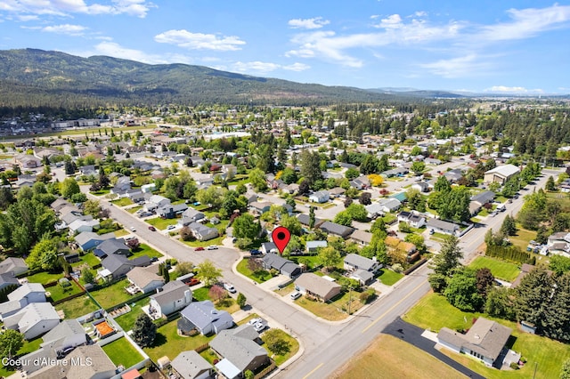 1125 N Shannon Ln, Post Falls, ID 83854 - aerial view of residential area with mountains
