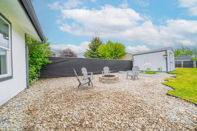 1707 E 2nd Ave, Post Falls, ID 83854 - view of yard with a fire pit