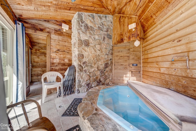 7485 E Revilo Point Rd, Hayden, ID 83835 - view of swimming pool with an indoor hot tub