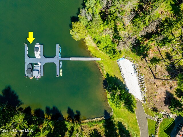 7485 E Revilo Point Rd, Hayden, ID 83835 - aerial view of a large body of water
