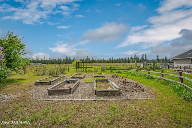 222 E Remington Rd, Athol, ID 83801 - view of yard featuring a rural view and a garden