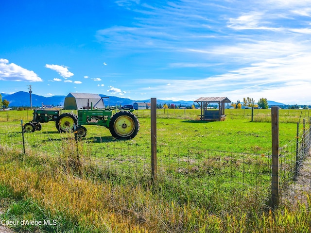 222 E Remington Rd, Athol, ID 83801 - view of yard featuring a mountain view and a rural view