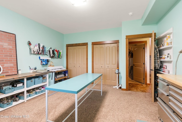 17378 N Freddi Rd, Rathdrum, ID 83858 - view of carpeted home office