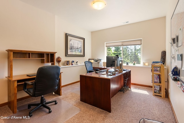 17378 N Freddi Rd, Rathdrum, ID 83858 - home office featuring baseboards and carpet floors