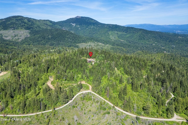 17378 N Freddi Rd, Rathdrum, ID 83858 - view of mountain background featuring a forest
